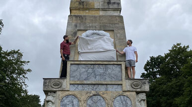 Der Obelisk im Lustgarten Rheinsberg
